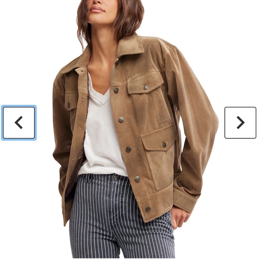 Free People Night Ranch Vegan Jacket